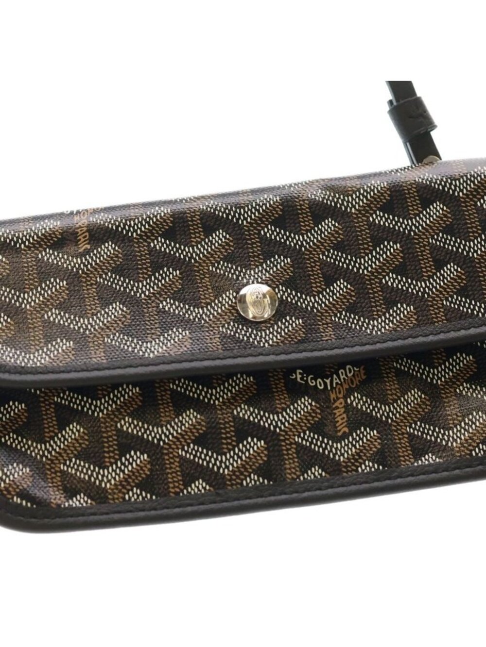 Goyard Saint Louis GM Tote Back Leather Brown Black - Picture 6 of 8